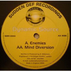 Dynamic Source - Dynamic Source - Enemies / Mind Diversion - Sudden Def Recordings