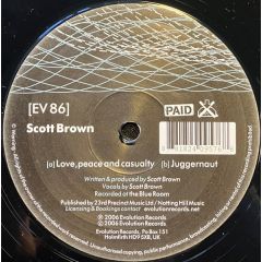 Scott Brown - Scott Brown - Love, Peace And Casualty - Evolution