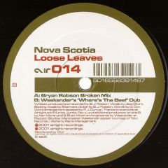 Nova Scotia - Loose Leaves (Remixes) - Airtight