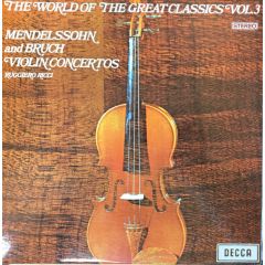 Felix Mendelssohn-Bartholdy And Max Bruch , Ruggiero Ricci , The London Symphony Orchestra , Pierino Gamba - Felix Mendelssohn-Bartholdy And Max Bruch , Ruggiero Ricci , The London Symphony Orchestra , Pierino Gamba - Violin Concertos - Decca