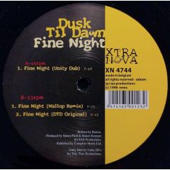 Dusk Til Dawn - Dusk Til Dawn - Fine Night - Xtra Nova