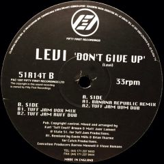 Levi - Levi - Don't Give Up - Fifty First