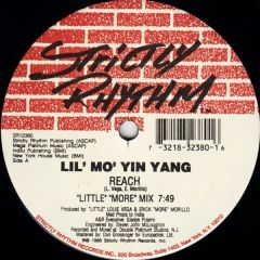 Lil Mo Yin Yang - Lil Mo Yin Yang - Reach - Strictly Rhythm