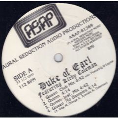 Duke Of Earl - Duke Of Earl - Queen - Aural Seduction Audio Productions