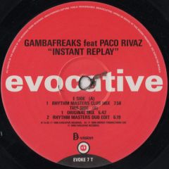 Gambafreaks Ft Pico Rivaz - Gambafreaks Ft Pico Rivaz - Instant Replay - Evocative