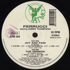 Ferrucci Feat James Thompson - Ferrucci Feat James Thompson - Joy And Pain - Atmo