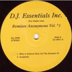 Various Artists - Various Artists - Remixes Anonymous Vol. 1 - DJ Essentials