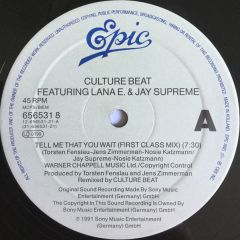 Culture Beat Featuring Lana E. & 
 Jay Supreme - Culture Beat Featuring Lana E. & 
 Jay Supreme - Tell Me That You Wait - Epic