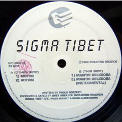 Sigma Tibet - Sigma Tibet - Motor - Evolution