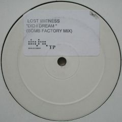 Lost Witness - Lost Witness - Did I Dream (Remix) - Data