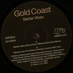 Gold Coast - Gold Coast - Better Vibes - Robs Records
