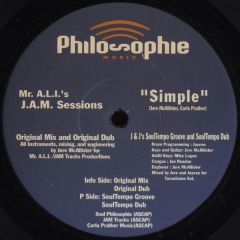 Mr Ali - Mr Ali - Simple - Philosophie 3