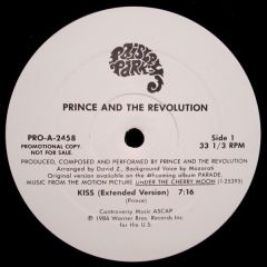 Prince And Revolution - Prince And Revolution - Kiss (Extended) - Paisley Park