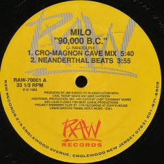 Milo - Milo - 90,000 Bc - Raw Records