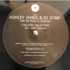 Ashley James & DJ Zone - Ashley James & DJ Zone - Set Me Free - Repent Records 1
