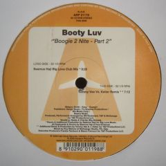 Booty Luv - Booty Luv - Boogie 2 Nite (Remixes / Part Two) - Airplane