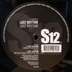 Last Rhythm - Last Rhythm - Last Rhythm - S12 Simply Vinyl