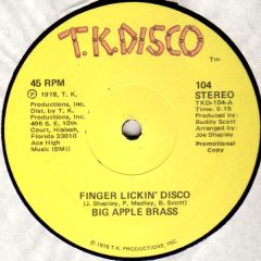 Big Apple Brass - Big Apple Brass - Finger Lickin' Disco - T.K. Disco