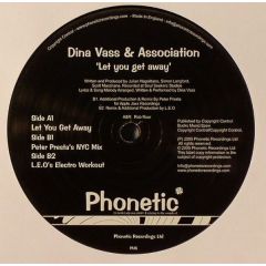 Dina Vass & Association - Dina Vass & Association - Let You Get Away - Phonetic