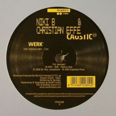 Niki B & Christian Effe - Niki B & Christian Effe - Caustic EP - Mantra Smiles