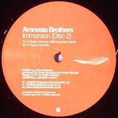 Amnesia Brothers - Amnesia Brothers - Immersion (Disc 1) - Deep Blue International