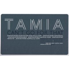 Tamia - Tamia - Can't Go For That (Jonathan Peters Remixes) - Elektra