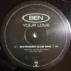 BEN - BEN - Your Love - BMG