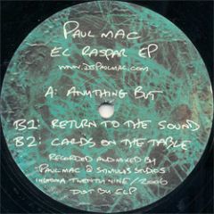 Paul Mac - Paul Mac - El Raspar EP - Ingoma