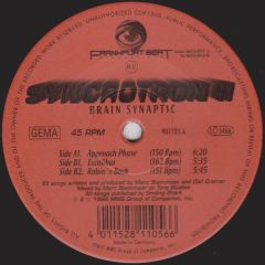 Syncrotron II - Syncrotron II - Brain Synaptic - Frankfurt Beat