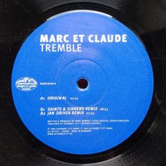Marc Et Claude - Marc Et Claude - Tremble - Alphabet City