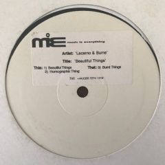 Lacarno & Burns - Lacarno & Burns - Beautiful Things - Music Is Everything