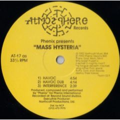 DJ Phenix - DJ Phenix - Mass Hysteria - Atmosphere Records