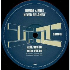 Divide & Rule - Divide & Rule - Never Be Lonley - Cam 37