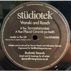 Vronski And Roach - Vronski And Roach - Seventhirtynine - Studiotek