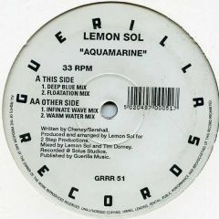 Lemon Sol - Lemon Sol - Aquamarine - Guerilla