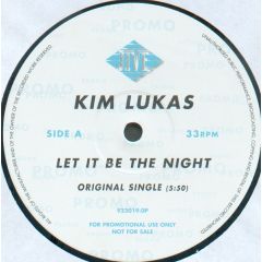 Kim Lukas - Kim Lukas - Let It Be The Night - Jive
