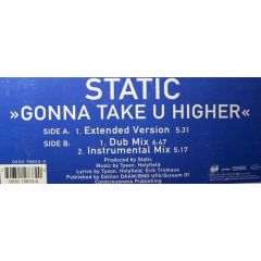 Static - Static - Gonna Take U Higher - Maad Records