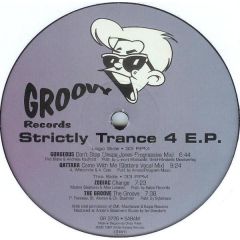 Various Artists - Various Artists - Strictly Trance 4 E.P. - Groovy Records