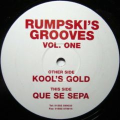 Rumpskis Grooves - Rumpskis Grooves - Volumeone - Afterdark Inc