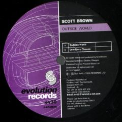 Scott Brown - Scott Brown - Outside World - Evolution