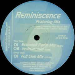 Futurasound - Futurasound - Reminiscence - Clique Productions