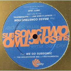 Subsonic 2 - Subsonic 2 - We Go Subsonic - Unity