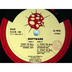 Software - Software - That Is All - Sound Of The Bomb