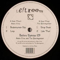 Andre Crom & Tim Querengaesser - Andre Crom & Tim Querengaesser - Before Sunrise EP - Leftroom