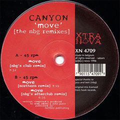Canyon - Canyon - Move (Remixes) - Xtra Nova