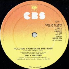 Billy Griffin - Billy Griffin - Hold Me Tighter In The Rain - CBS