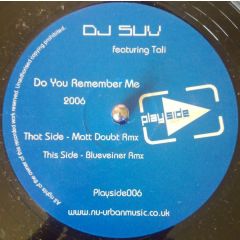 Suv Feat Tali - Suv Feat Tali - Do You Remember Me (Remixes) - Playside