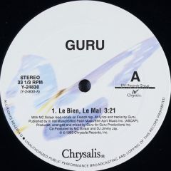 Guru - Guru - Le Bien , Le Mal - Chrysalis