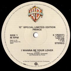 Prince - Prince - I Wanna Be Your Lover - Warner Bros