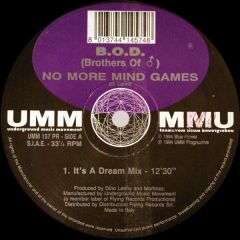 B.O.D. - B.O.D. - No More Mind Games - UMM
